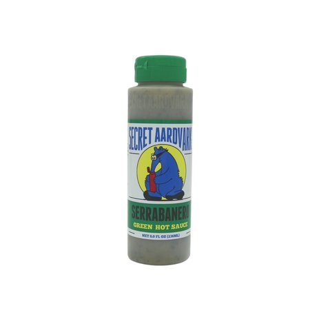 SECRET AARDVARK Serrabanero Green Hot Sauce 8 oz B07HNB1HG9